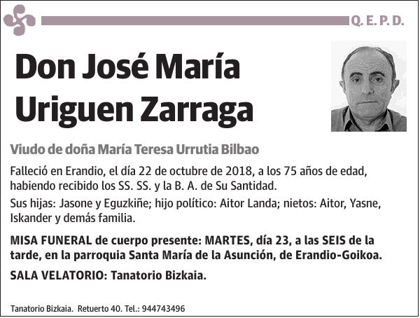 José María Uriguen Zarraga