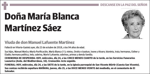 María Blanca Martínez Sáez