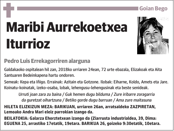 Maribi Aurrekoetxea Iturrioz