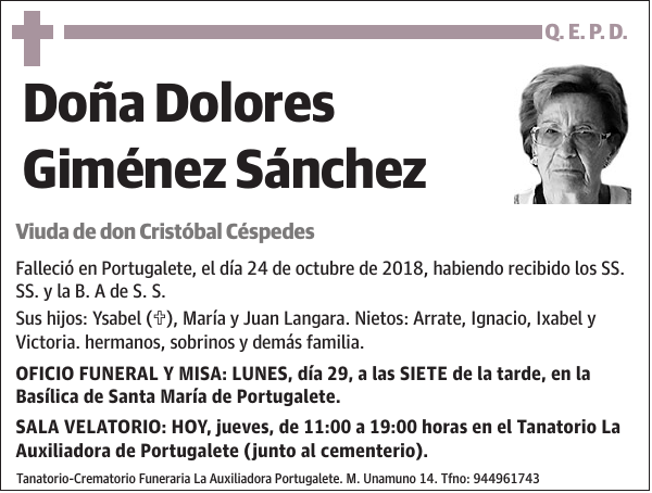 Dolores Giménez Sánchez