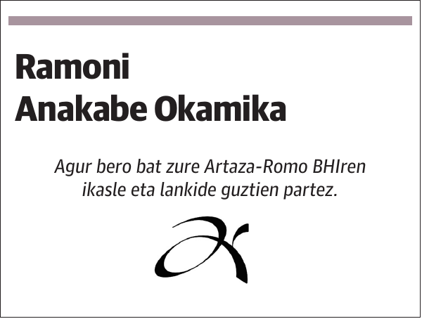 Ramoni Anakabe Okamika