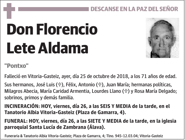 Florencio Lete Aldama