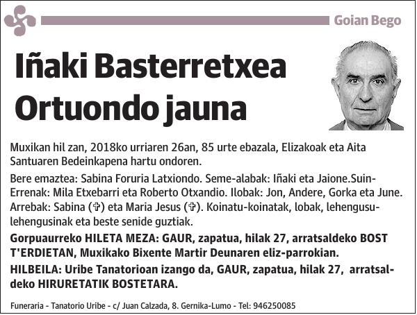Iñaki Basterretxea Ortuondo