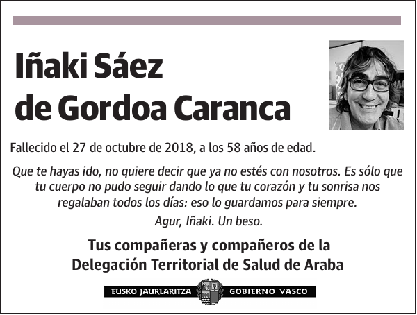 Iñaki Sáez de Gordoa Caranca