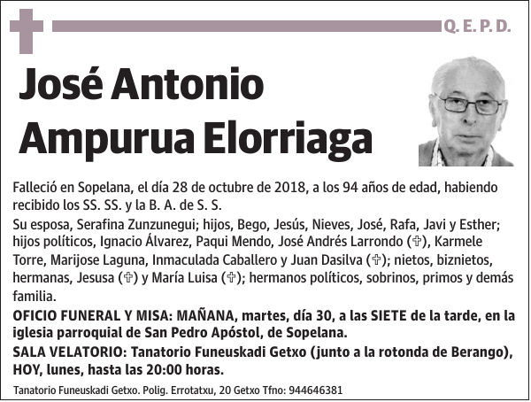 José Antonio Ampurua Elorriaga