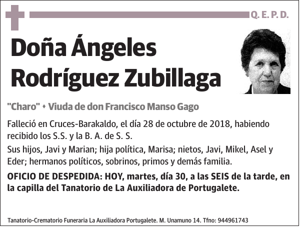 Ángeles Rodríguez Zubillaga