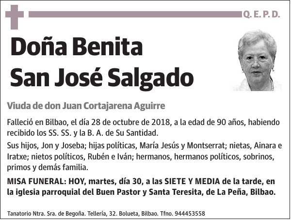 Benita San José Salgado