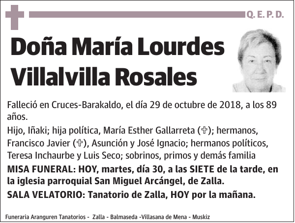 María Lourdes Villalvilla Rosales