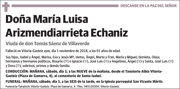 María Luisa Arizmendiarrieta Echaniz