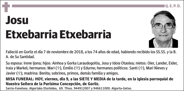 Josu Etxebarria Etxebarria