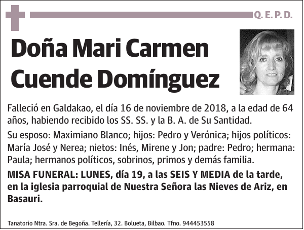 Mari Carmen Cuende Domínguez