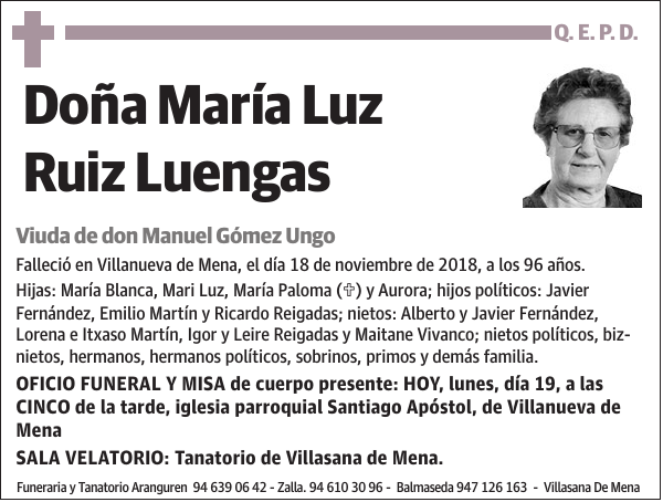 María Luz Ruiz Luengas