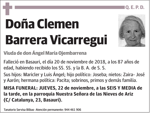 Clemen Barrera Vicarregui