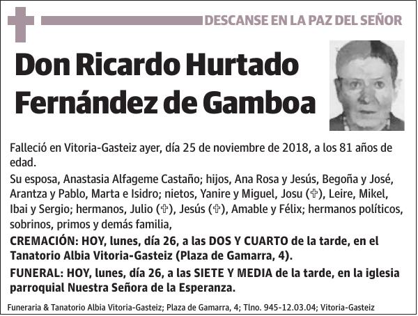 Ricardo Hurtado Fernández de Gamboa