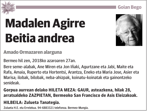 Madalen Agirre Beitia