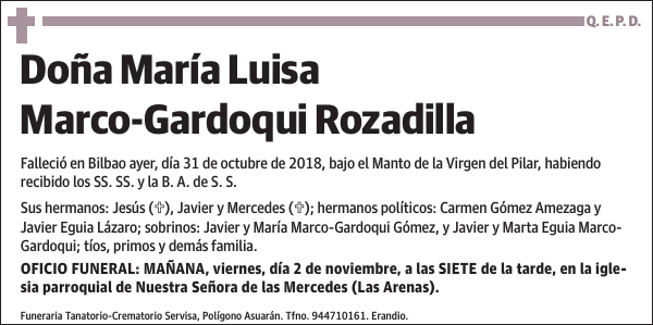 María Luisa Marco-Gardoqui Rozadilla