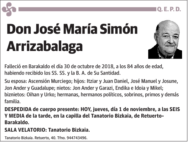 José María Simón Arrizabalaga