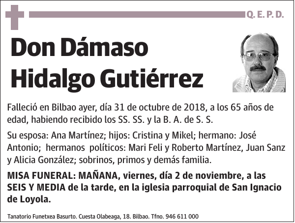 Dámaso Hidalgo Gutiérrez