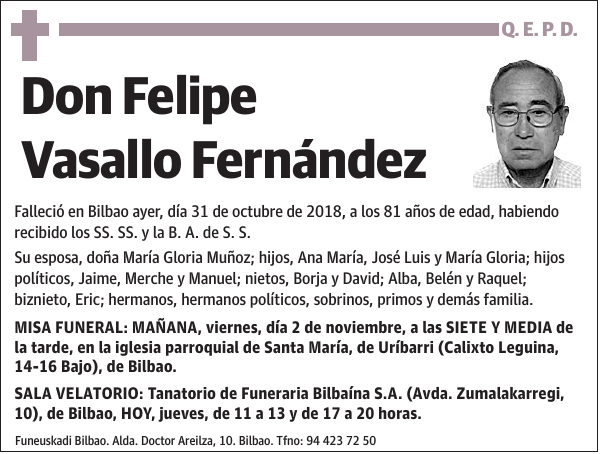 Felipe Vasallo Fernández