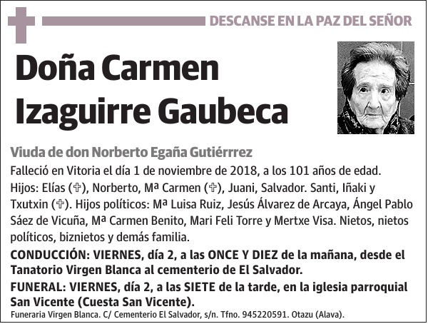 Carmen Izaguirre Gaubeca