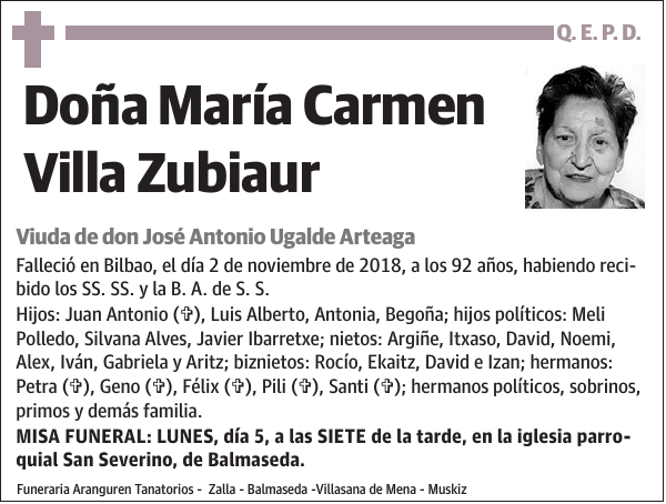 María Carmen Villa Zubiaur