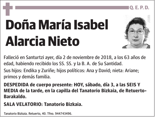 María Isabel Alarcia Nieto