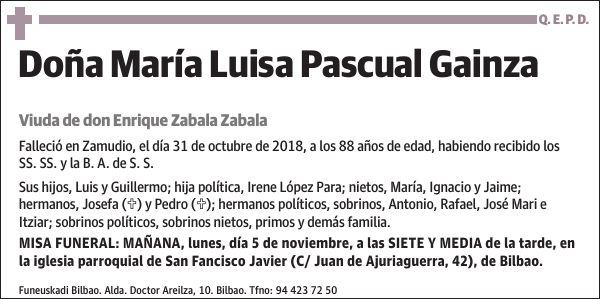 María Luisa Pascual Gainza