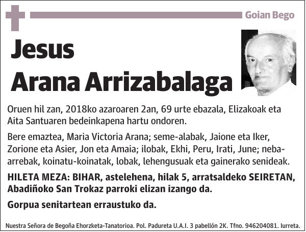 Jesus Arana Arrizabalaga