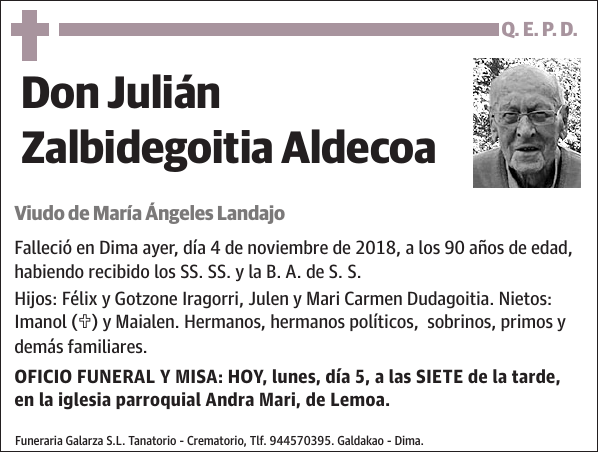 Julián Zalbidegoitia Aldecoa