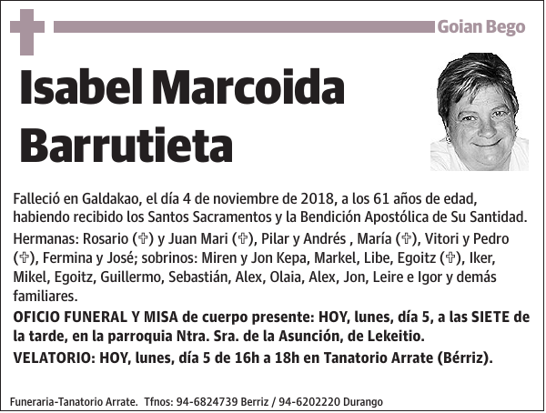 Isabel Marcoida Barrutieta