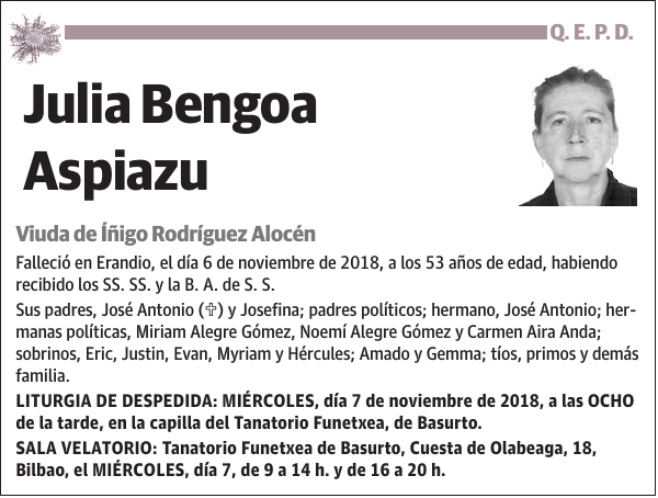 Julia Bengoa Aspiazu