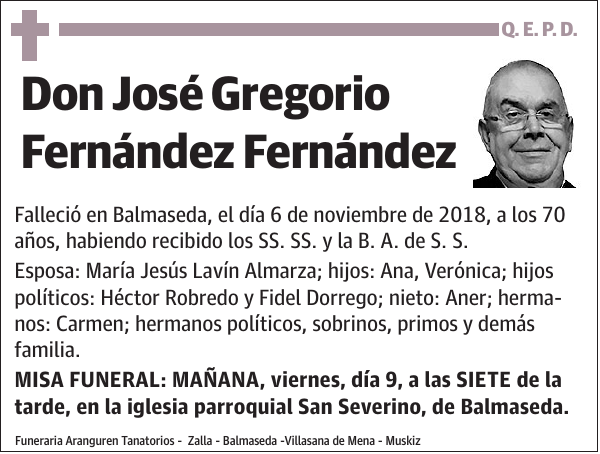 José Gregorio Fernández Fernández