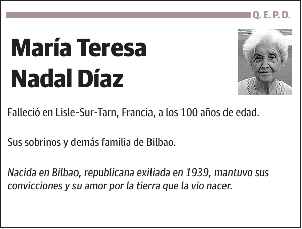 María Teresa Nadal Díaz