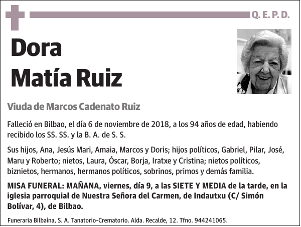 Dora Matía Ruiz