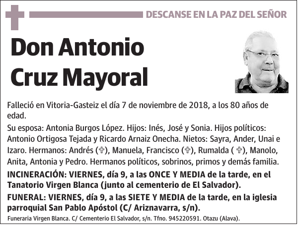 Antonio Cruz Mayoral