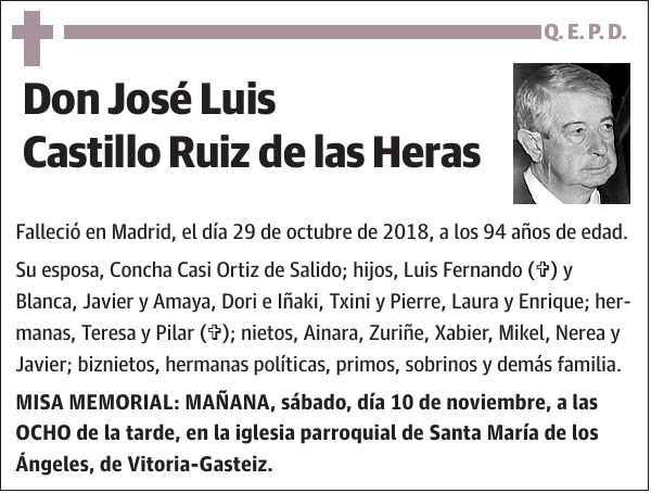 José Luis Castillo Ruiz de las Heras