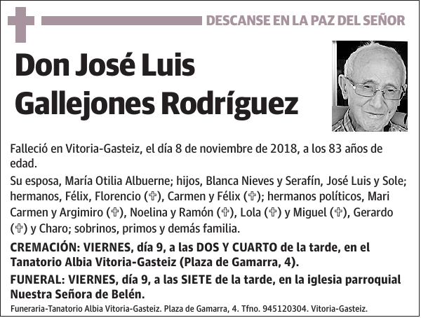 José Luis Gallejones Rodríguez