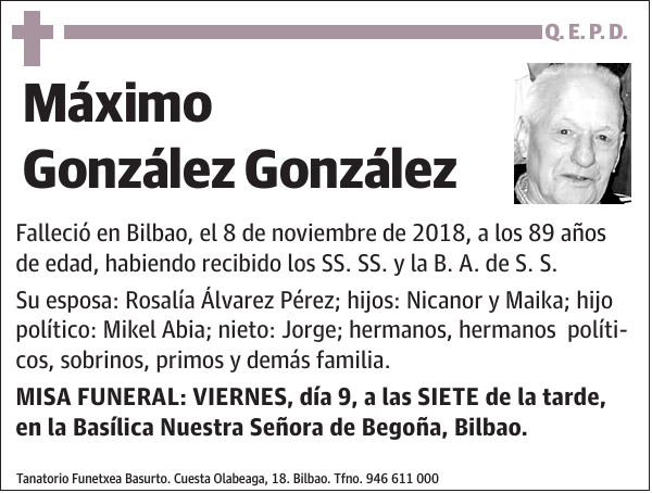 Máximo González González