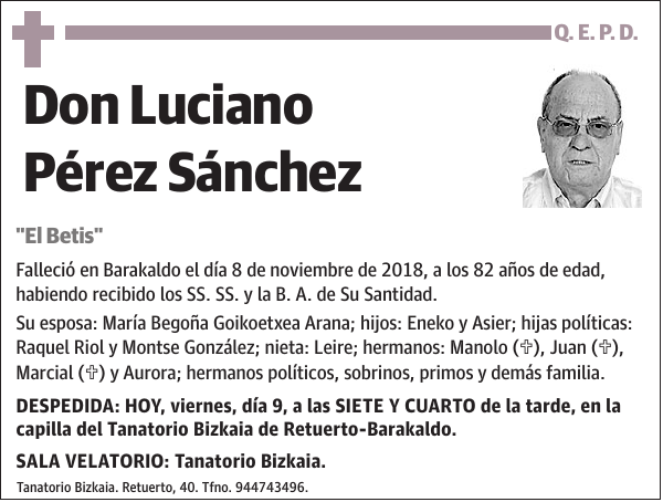 Luciano Pérez Sánchez