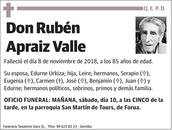 Rubén Apraiz Valle