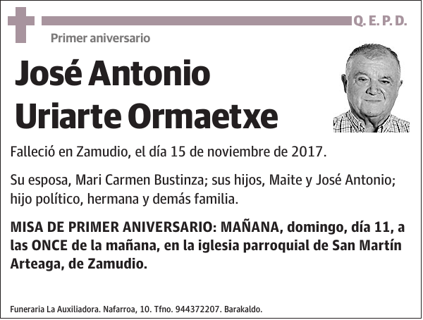 José Antonio Uriarte Ormaetxe