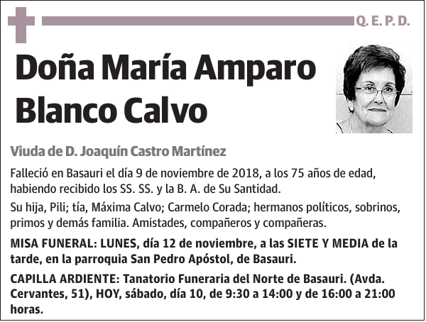 María Amparo Blanco Calvo