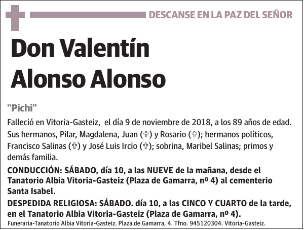 Valentín Alonso Alonso