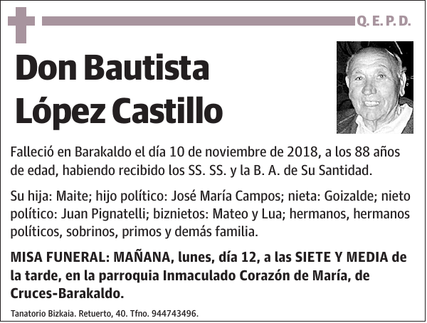 Bautista López Castillo