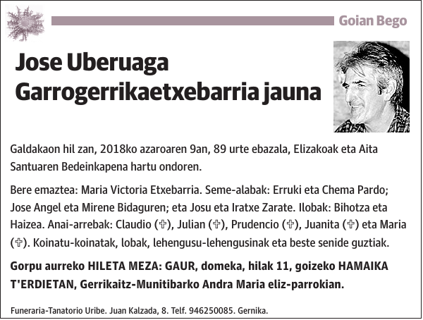 Jose Uberuaga Garrogerrikaetxebarria