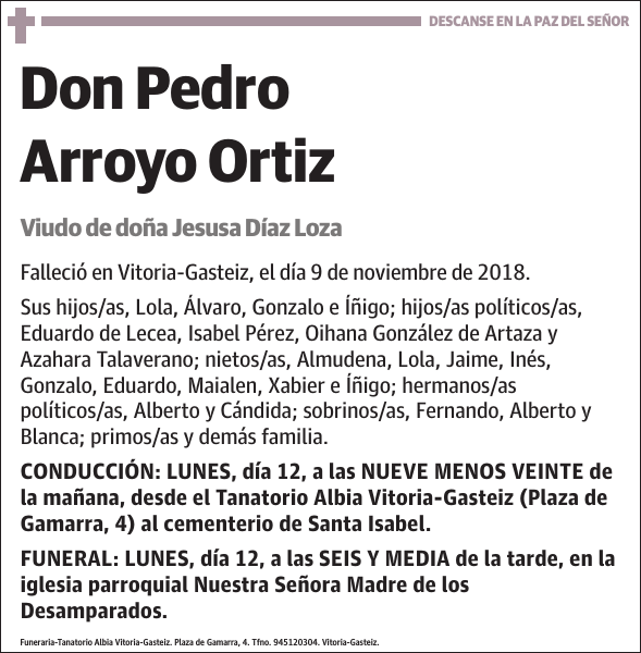 Pedro Arroyo Ortiz