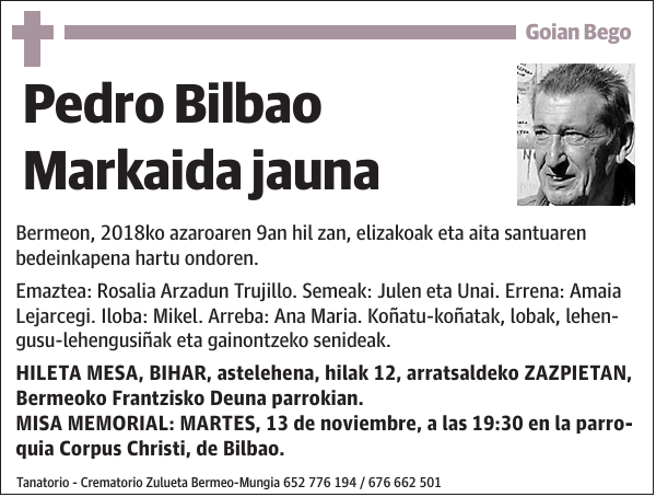 Pedro Bilbao Markaida