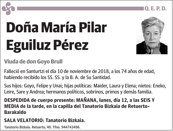 María Pilar Eguiluz Pérez