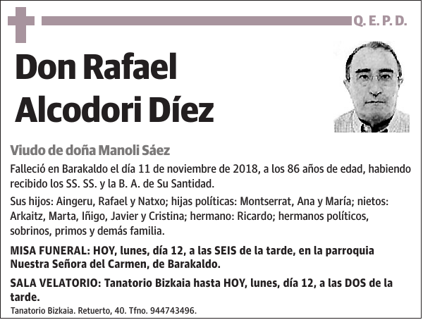 Rafael Alcodori Díez