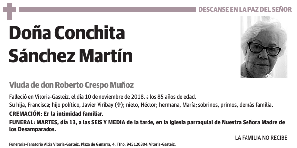 Conchita Sánchez Martín